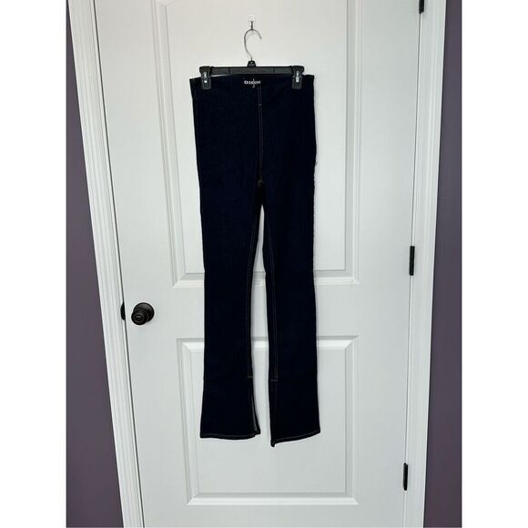 NWT E3 Denim High Waist Flare Jeans Size Medium - Picture 1 of 6